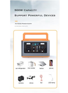 Portable Power Station 800Wh Backup Lithium Battery Pack Power Supply Solar Generator with Pure Sine Wave AC Outlets for Outdoors Camping Adventure Travel Hunting Blackout Emergency - pzsku/Z0EFC28262148037F667AZ/45/_/1694724031/a521f39f-a364-4cc5-b2d9-660c1ef9b533