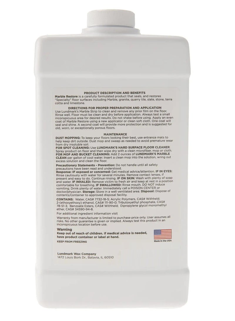 LUNDMARK Marble Restore Marble And Granite Sealer And Restorer 946 ML - Image 3