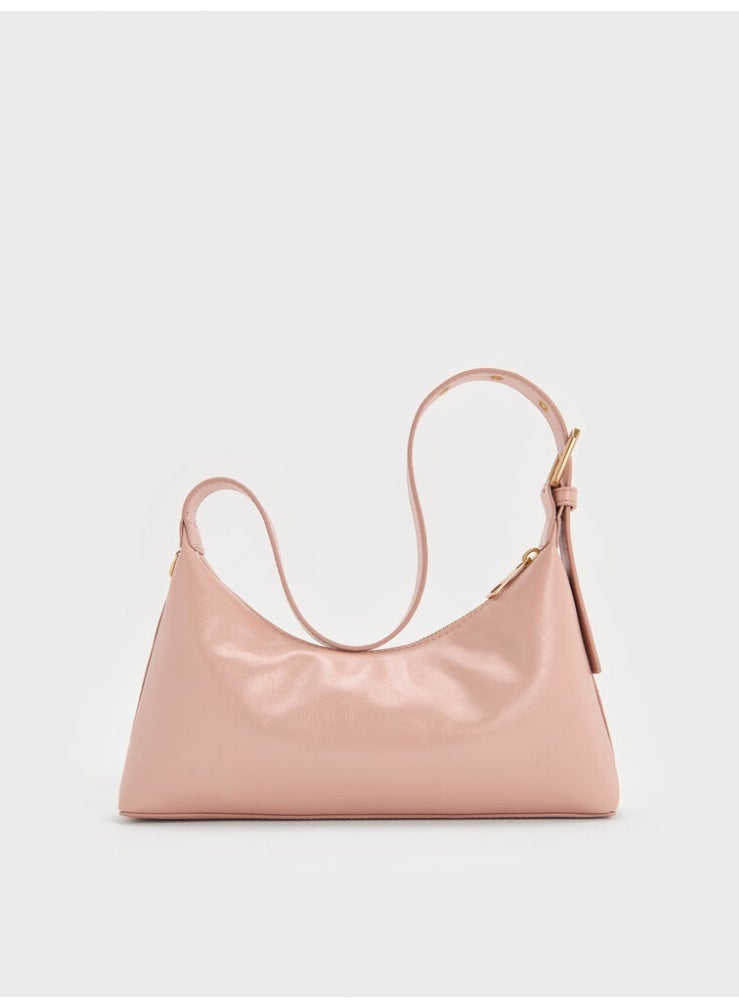Charles & Keith Atwood Chain Crinkle Hobo Bag - Image 5