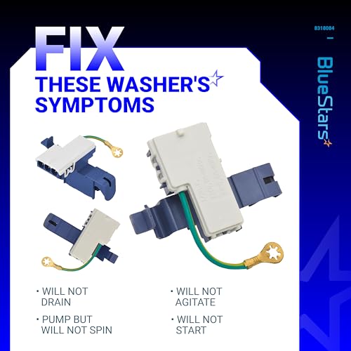 BlueStars 8318084 AP3180933 PS886960 Washer Door Lid Switch Kit - Fit for Whirlpool Roper Estate, Kenmore Washers - Replaces TJ90ES8084 WP8318084 AP6012742 ES8084 PS11745957 WP8318084VP pn8318084 - Image 5