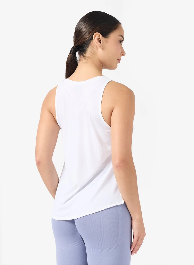 فورورد بلوزة بدون أكمام بفتحة خلفية