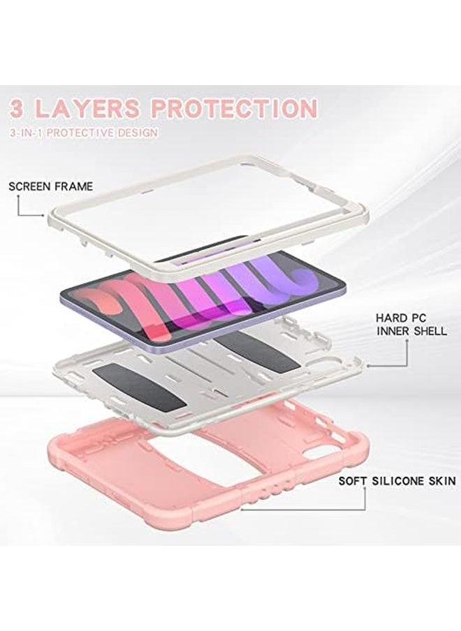 erorex - Samsung Tab S5E T720 T725 Case With Support Durable Hybrid Shock Resistant Three Layer Silicone Protective Case For Kids Tablet Red - Image 1
