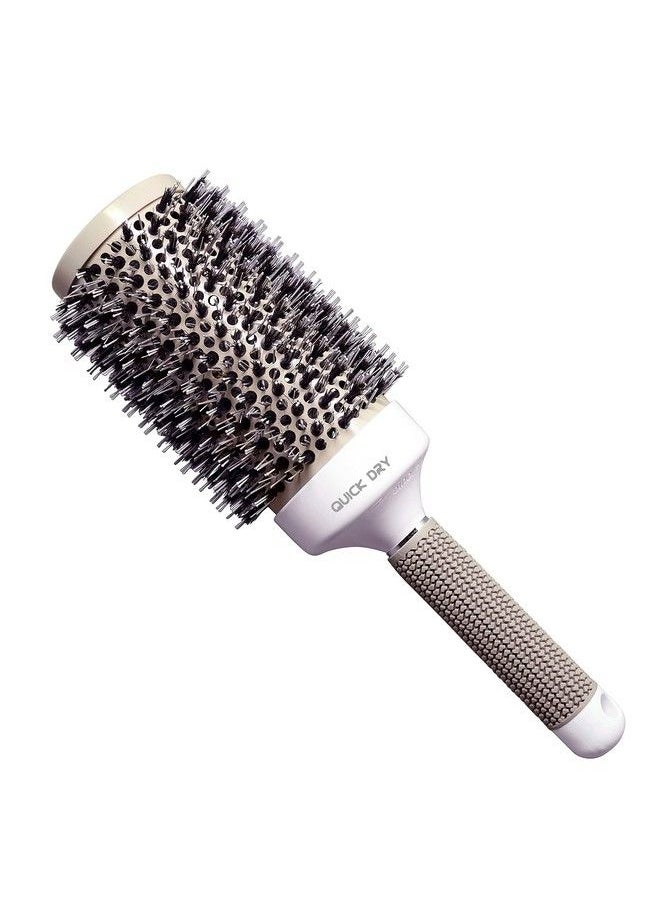 Mr Big Curling Iron - فرشاة شعر دائرية طويلة وواسعة من Mr Big لتجفيف الشعر، أسطوانة فريدة بعرض 3.75 بوصة وطول 6 بوصات، أسطوانة حرارية سيراميكية مضادة للكهرباء الساكنة لإزالة التجعد. أضف كثافة للشعر، فرشاة تجفيف سريعة - Image 1