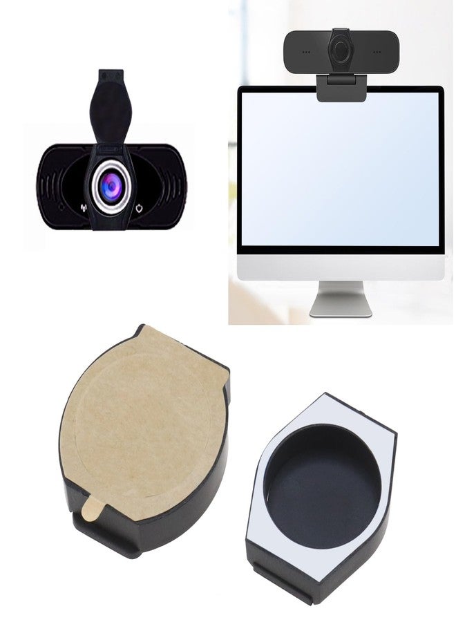 Create idea 6PCS Privacy Shutter Lens Caps Webcam Lens Cover Protective Caps Self-Adhesive Hood for Webcam Laptop Protecting Privacy and Security Black - Image 3