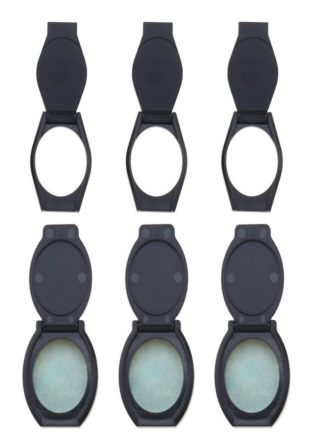 Create idea 6PCS Privacy Shutter Lens Caps Webcam Lens Cover Protective Caps Self-Adhesive Hood for Webcam Laptop Protecting Privacy and Security Black - Image 1