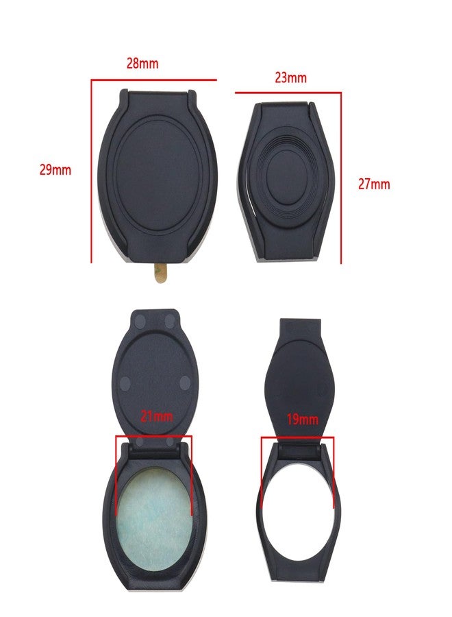 Create idea 6PCS Privacy Shutter Lens Caps Webcam Lens Cover Protective Caps Self-Adhesive Hood for Webcam Laptop Protecting Privacy and Security Black - Image 4