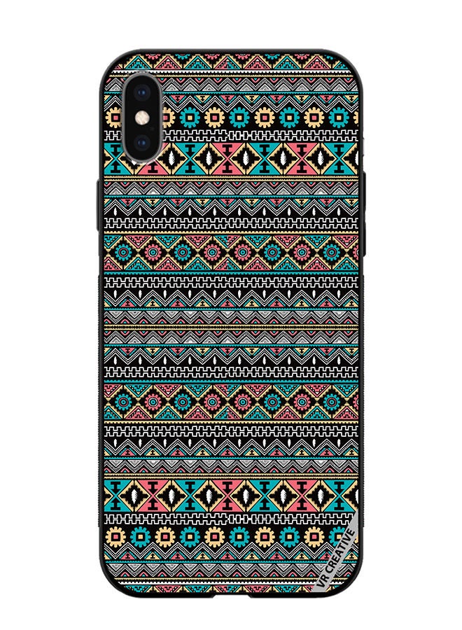VR CREATIVE Protective Case Cover For Apple iPhone XS Max Texture Design Multicolour - Image 1