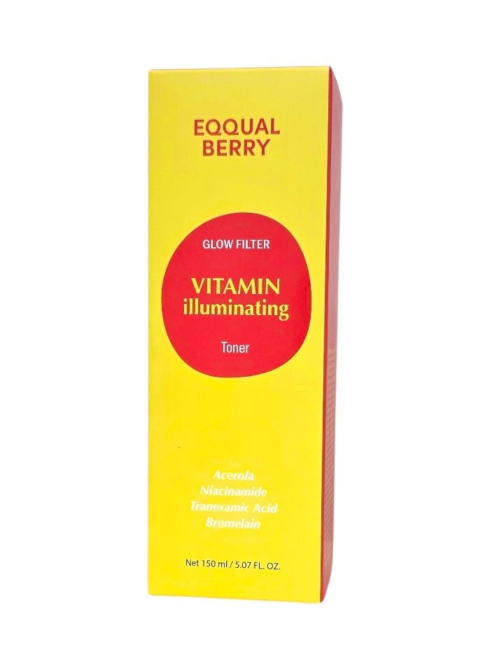 eqqualberry Vitamin Iluminating Toner Glow Filter 150Ml - Image 4