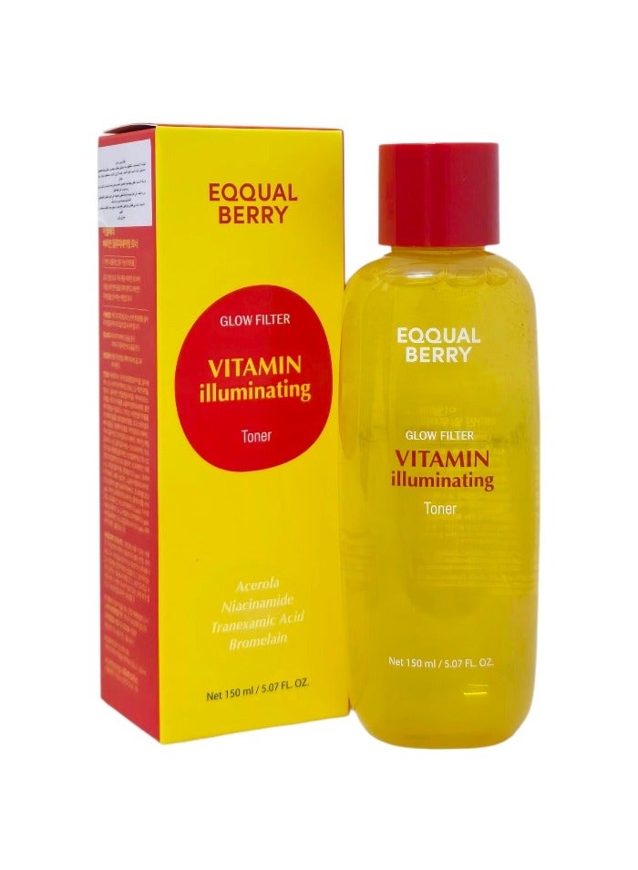 eqqualberry Vitamin Iluminating Toner Glow Filter 150Ml - Image 1