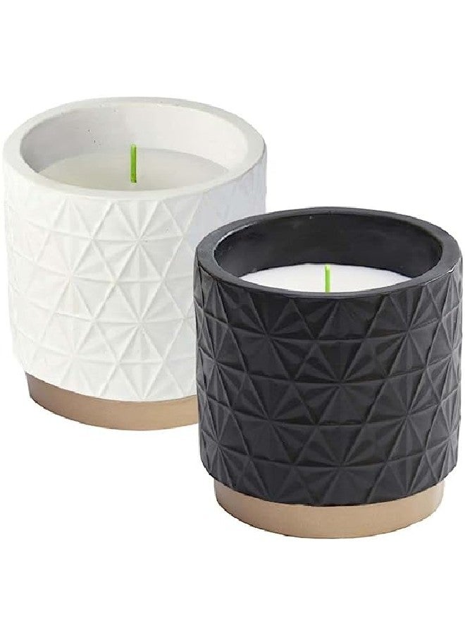 WAX WORKS Wax Works Citronella Candle Prism Pot - Mosquito Repellent, Decorative Outdoor Candle, Long-Lasting Scented Candle Assorted Colors 1 PC  - Image 1