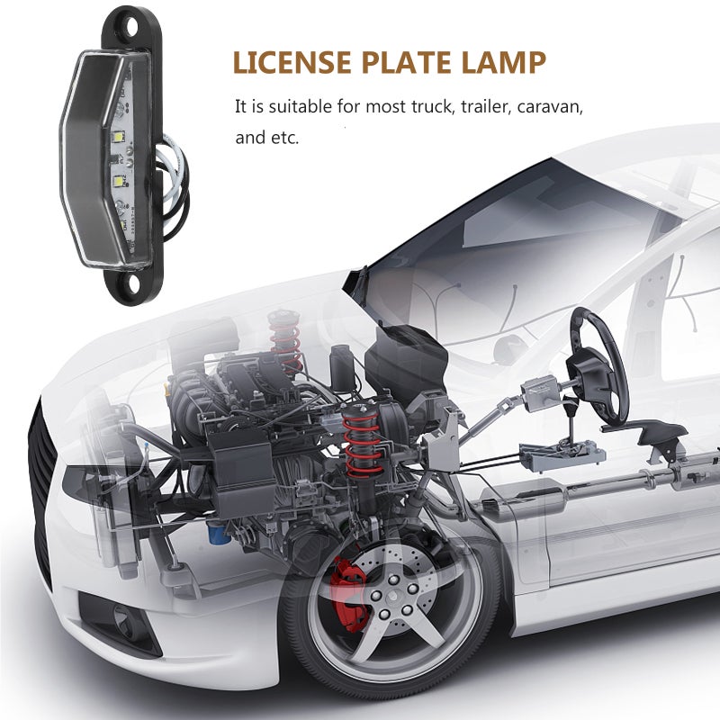 4- 10-30V License Plate Light for Truck Trailer - Image 5
