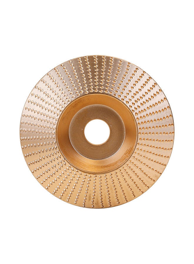 NIBEMINENT Wood Grinding Wheel gold 15x4x14centimeter  - Image 1