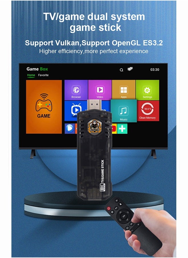 Mi VAZA - TV Game Set Top Box Home Game Console 8K HD Wireless Dual System PSP and 14 Simulator Game Box With 64GB 13000 Games - Image 1
