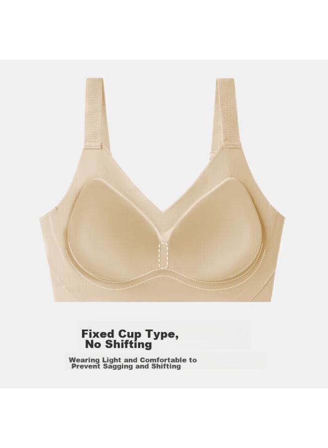 MIIOW Miiow Women's Bra, Soft Support, Lift And Push-up, Smooth Seamless, Heightening Side Support, Side Boob Control, Wireless Brassiere - Image 3