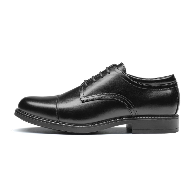 Bruno Marc Men's Dress Oxford Shoes Classic Lace Up Formal Cap Toe Shoes,Size 12,Black,DOWNING-01 - Image 2