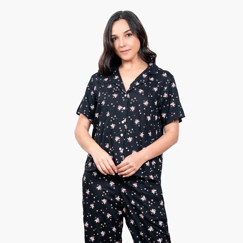 Aadaraya Floral Print Pyjama Set