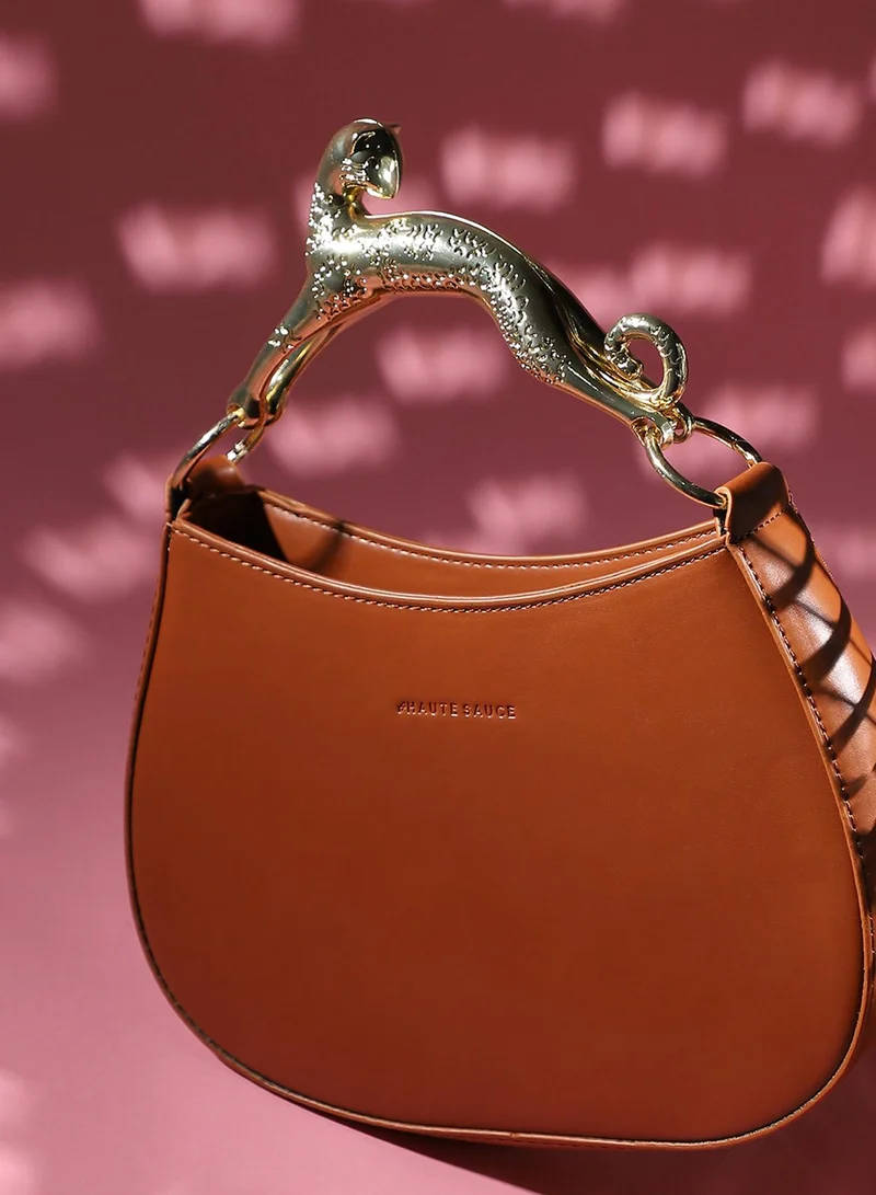 Haute Sauce Women's Jaguar Handbag - Brown