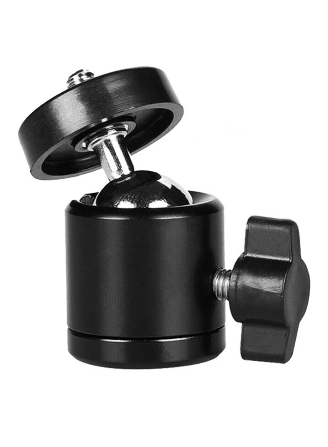 Universal 1/4" Swivel Mini Ball Head Screw Tripod Mount, 360 Degree Rotating Mount Base Adapter for DSLR Cameras Tripods Monopods Camcorder Light Stand - Image 5