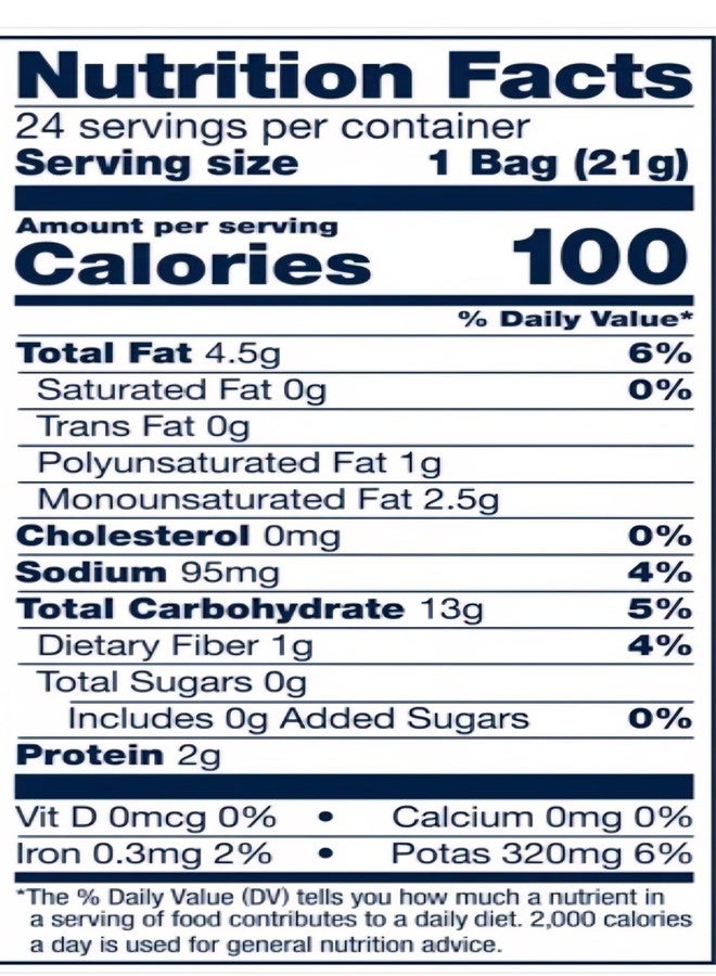 Cape Cod Kettle Cooked Potato Chips, Original, 0.75 oz, 24 ct - Image 4