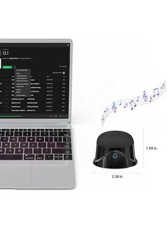 erorex 1 Pcs Portable Magnetic Small Bluetooth Speaker 5W Stereo Sound Deep Bass 9H Playtime Tws Pairing Speaker For Home Outdoor Travel Golf Carts Support For Iphone 12 13 14  - Image 2
