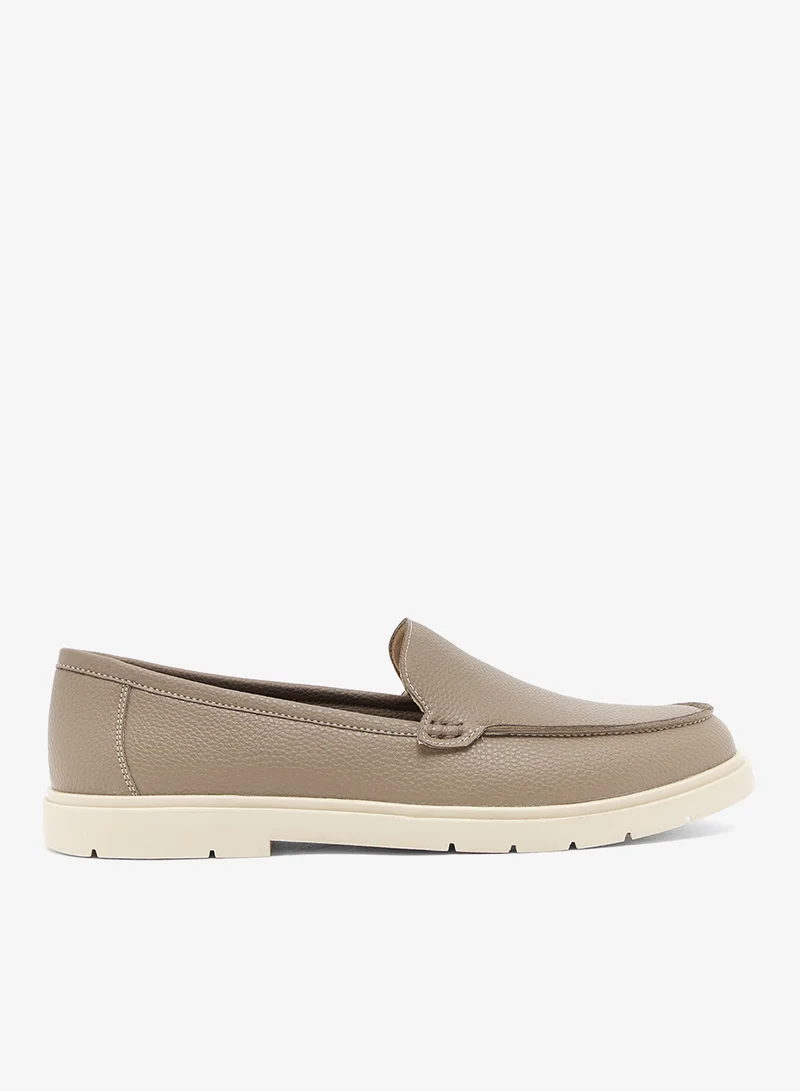 Faux Leather Loafers