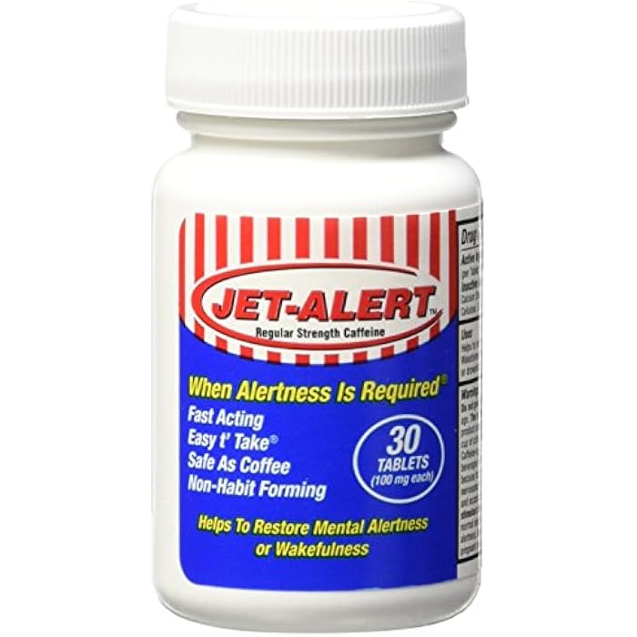 Jet-Alert 100 Mg Each Caffeine Tabs 30 Count - Image 1