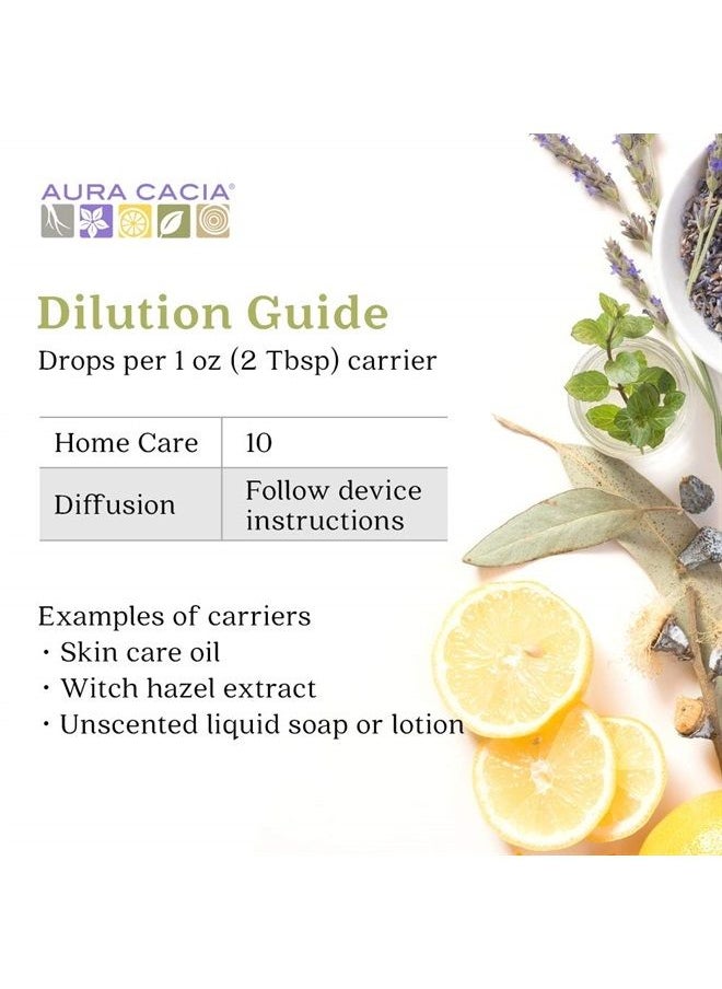 Aura Cacia Red Thyme Essential Oil | GC/MS Tested for Purity | 15ml (0.5 fl. oz.) 