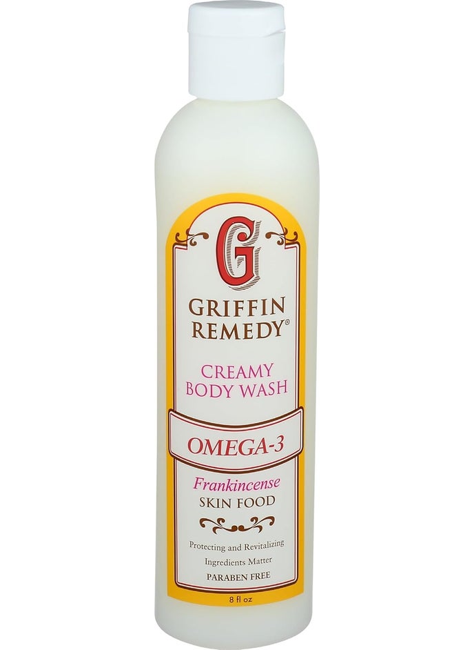 GRIFFIN REMEDY Creamy Body Wash Omega3 Frankincense 8 FZ