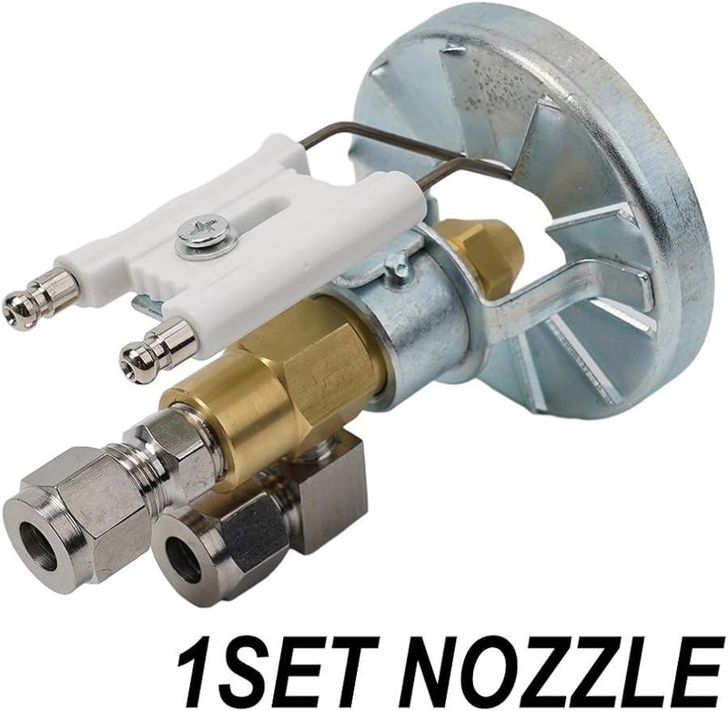 Heavy Oil Diesel Vegetable Waste Burner Nozzle 0 5mm Siphon Air Atomizing Brass - Image 1