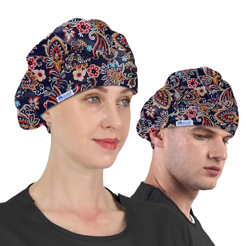 GUOER Hat Bouffant Cap One Size Multi Color (Color New 1) - Image 2