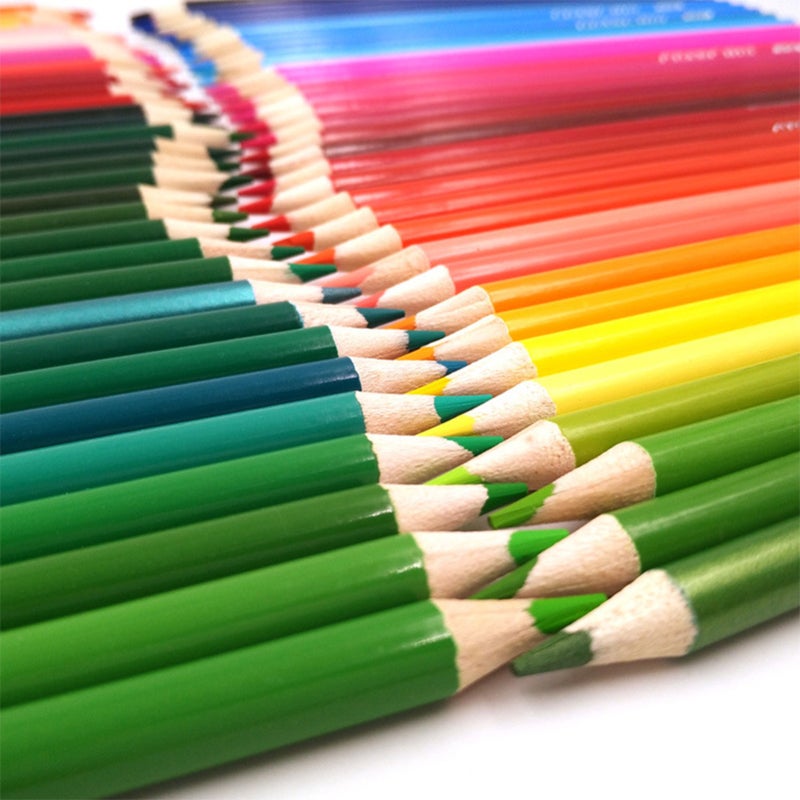 Colored Pencils: 72 Oil Color Pencils Pre-sharpened - Pure Bright Color Ergonomic Grip Colored Pencil Set for Artists Students Kids Office Workers Art Enthusiasts - Image 3