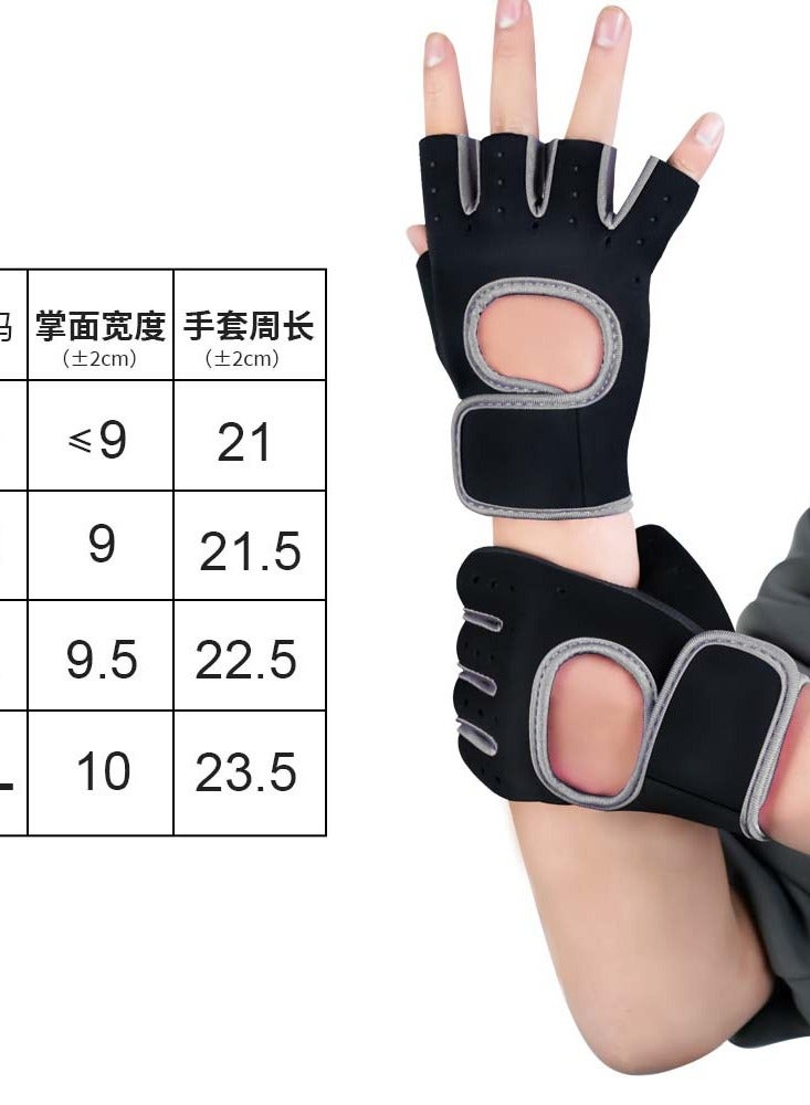 Generic Workout Gloves - Weight Lifting Gloves for Men and Women, Breathable Half Finger Exercise Gloves for Weight Training, Pull Up, Gym Fitness, Home Work Out(S)  - Image 5