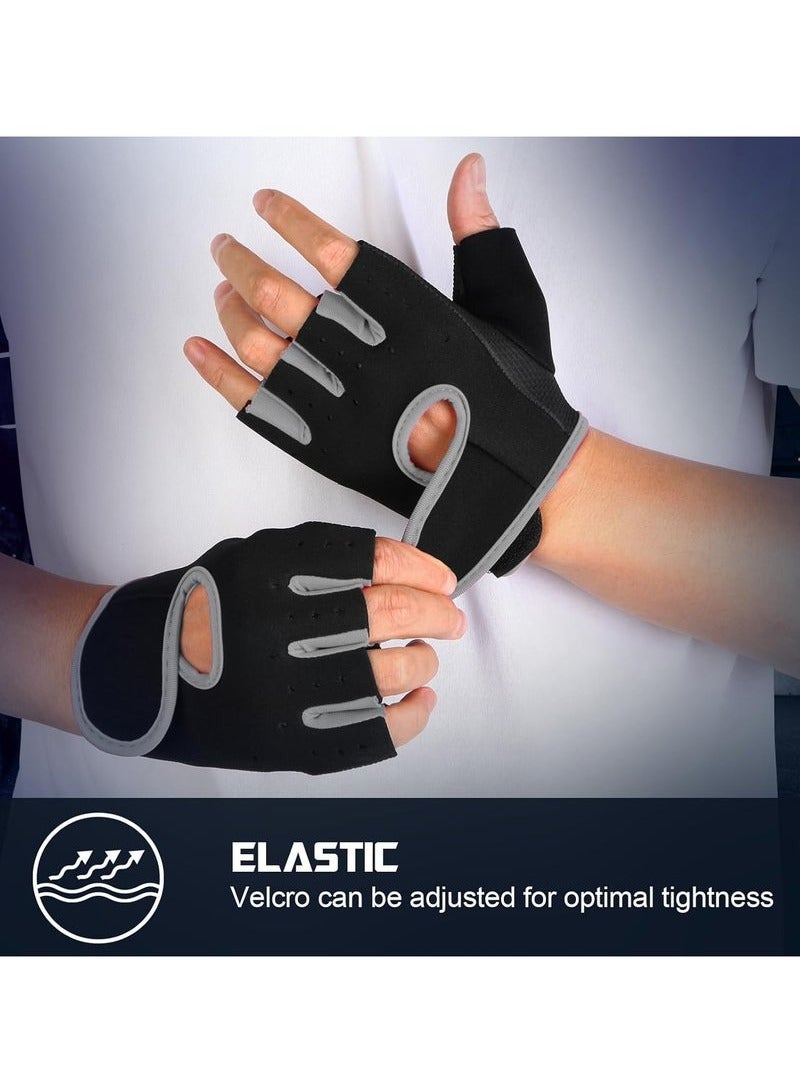 Generic Workout Gloves - Weight Lifting Gloves for Men and Women, Breathable Half Finger Exercise Gloves for Weight Training, Pull Up, Gym Fitness, Home Work Out(S)  - Image 4