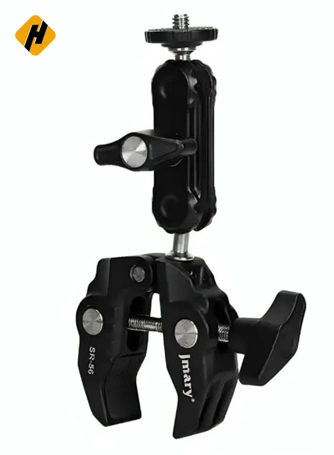 HuHa JMARY SR-56 Aluminum Handlebar Crab Clamp Magic Arm Rod Mount  - Image 1