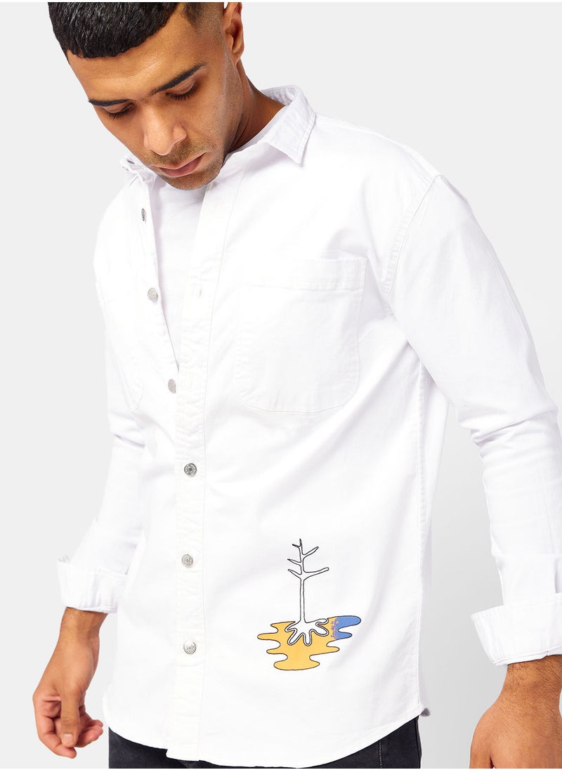 Coup - Graphic Print Shirt - Image 1