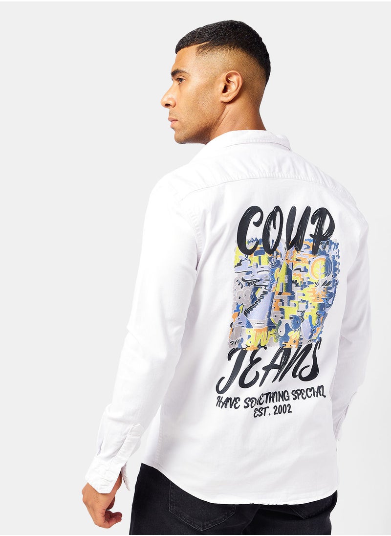 Coup - Graphic Print Shirt - Image 1
