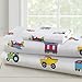 Wildkin Wildkin Kids Microfiber Twin Sheet Set for Boys and Girls, Bedding Sheet Set Includes Top Sheet, Fitted Sheet, and One  - Image 2