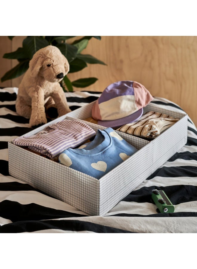 stuk Box with Compartments, White/Black, 32x51x10 cm - Image 2