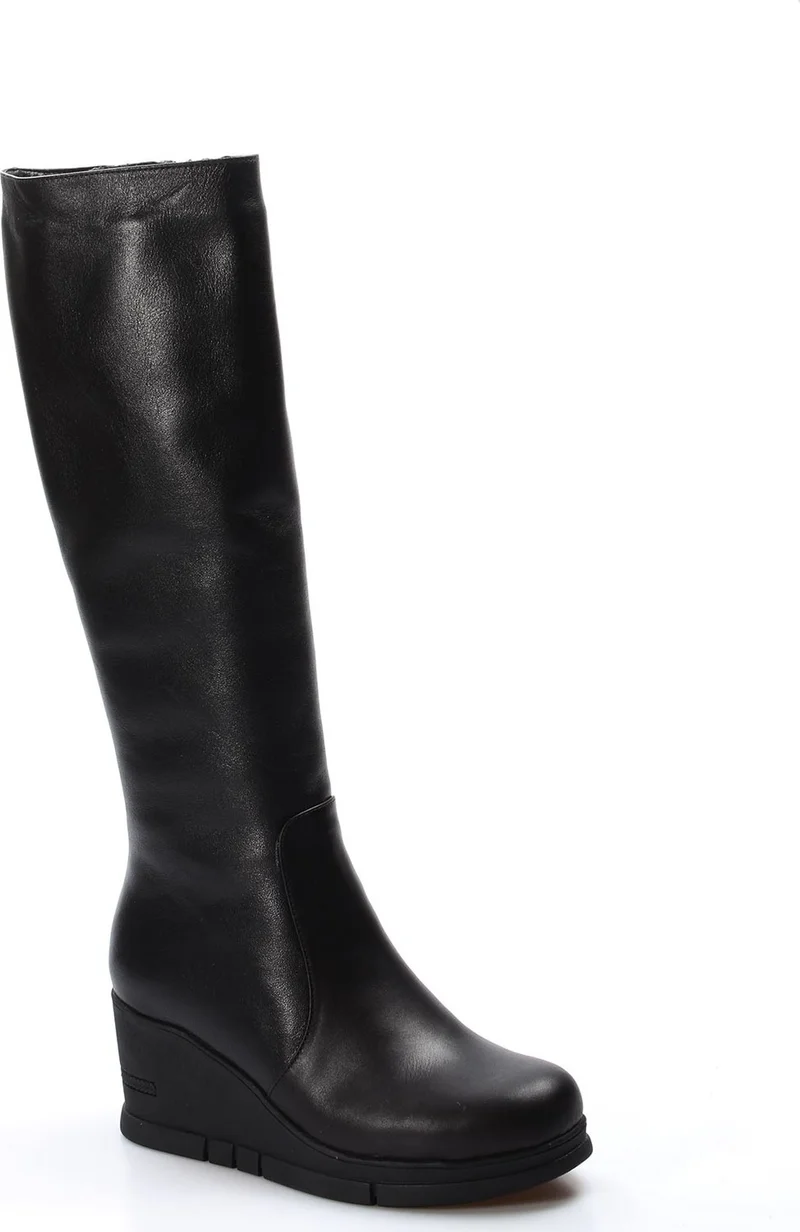 Fast Step Women's Genuine Leather Boots 064Kza1006