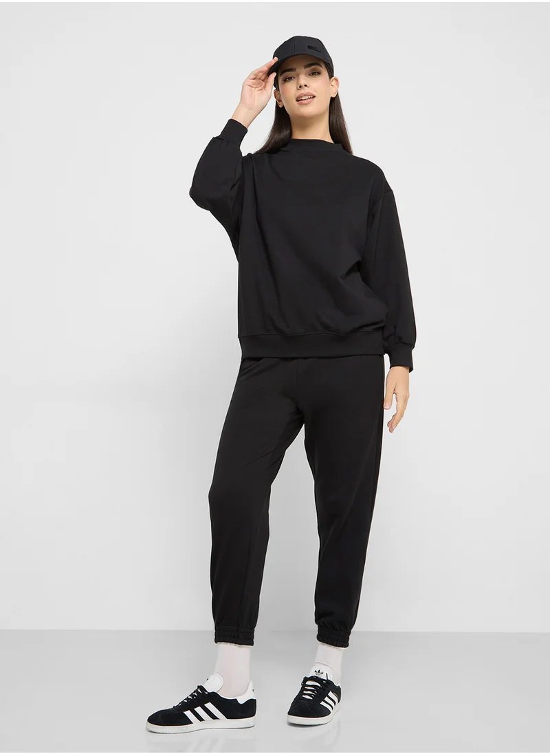 جينجر بيسيكس Essential Oversize Sweatshirt Joggers Set