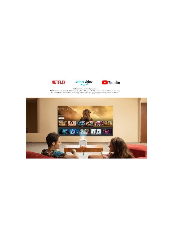 Yaber - Yaber L2 Plus 700-Lumen Full HD Smart Home Theater Projector - Image 1