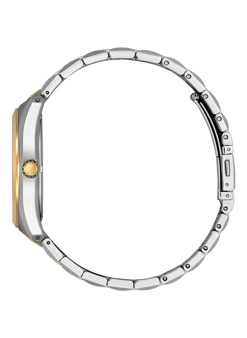 CITIZEN Eco-Drive Green Dial Stainless Steel Men's Watch BM7339-89X - Image 3