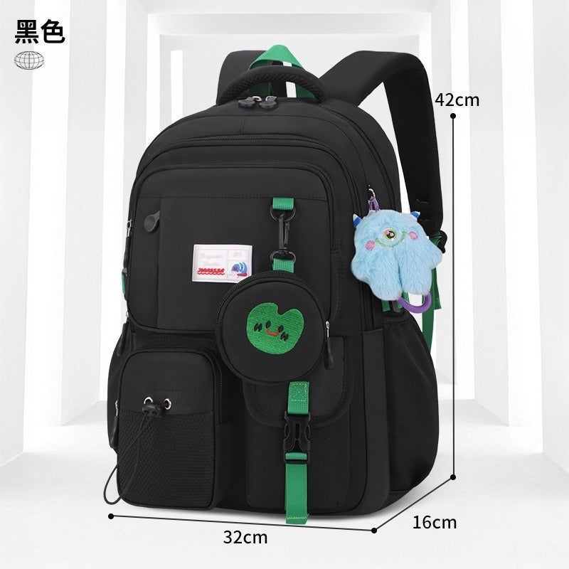 New Style School Backpack for Boys and Girls, 1-3 Grade,  Large Capacity, Waterproof Lightweight Spine-Protective Wear-Resistant Breathable - Image 2