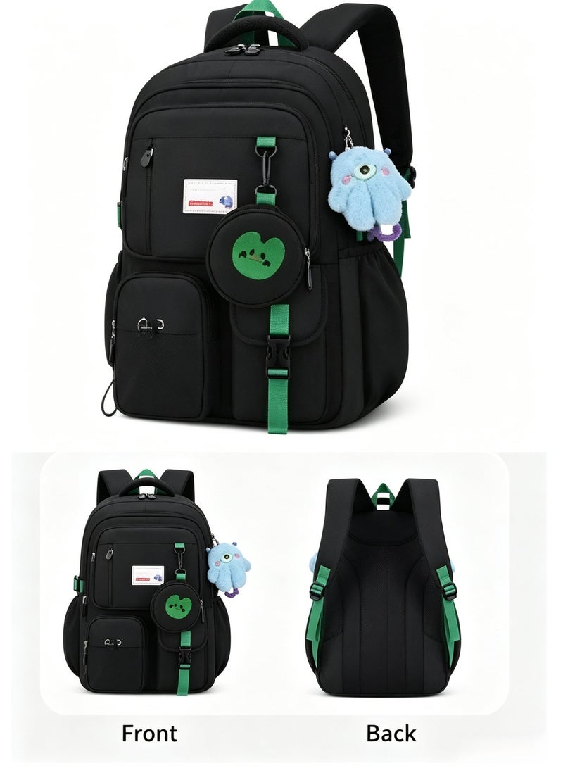 New Style School Backpack for Boys and Girls, 1-3 Grade,  Large Capacity, Waterproof Lightweight Spine-Protective Wear-Resistant Breathable - Image 1