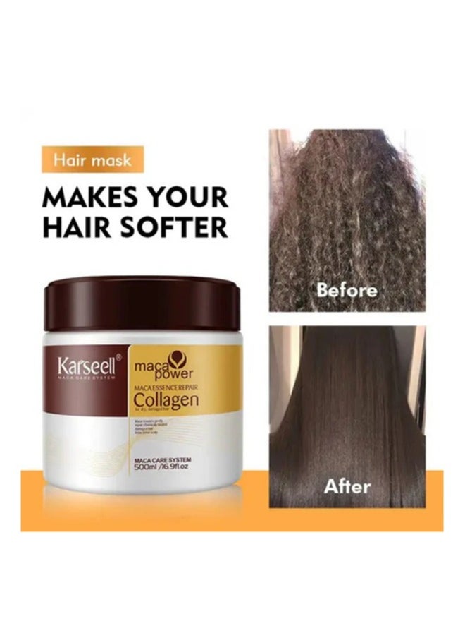 Karseell - Maca Essence Repair Collagen Hair Mask 500 mL - Image 1