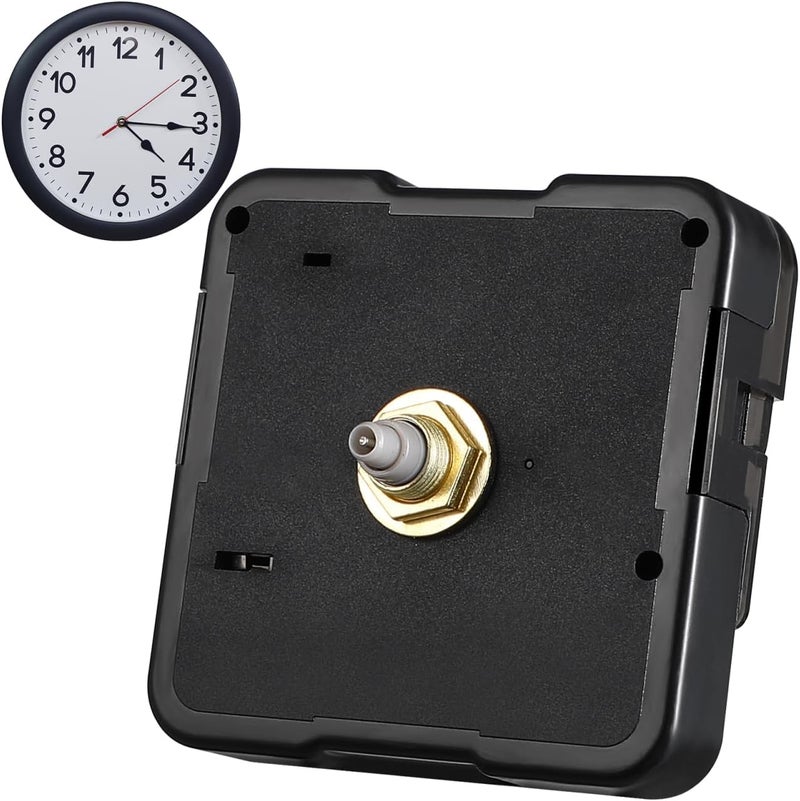 SUPVOX Quartz Clock Movement Replacement DIY Clock Mechanism Repair Part Accessory Silent Battery Operated Wall Clock Motor, 5.6cm*5.6cm*1.6cm, Black - Image 2