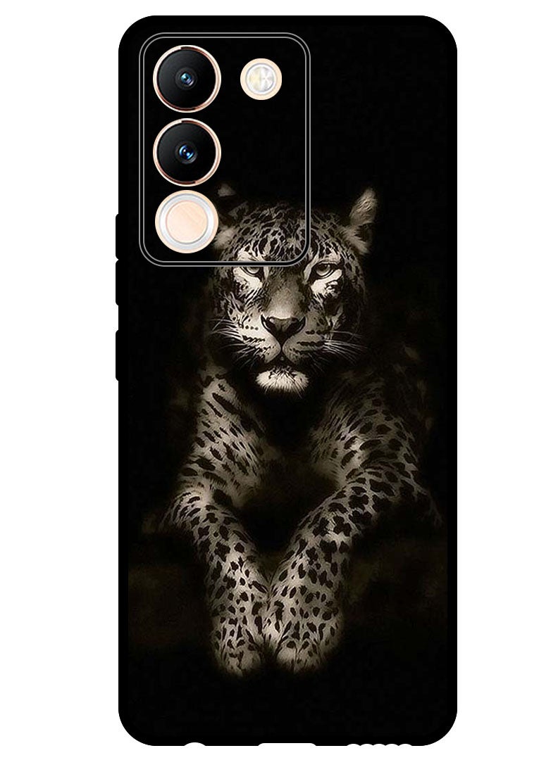 Theodor Protective Case Anti Scratch Shock Proof Bumper Cover For Vivo Y200 Leopard - Image 1