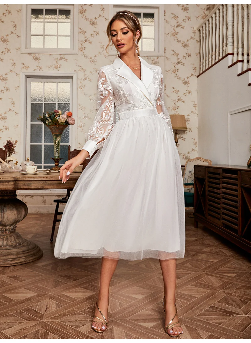 SIMPLEE Women's Summer Elegant DressLight & Comfortable Lightweight Cotton Blend Perfect for Outings