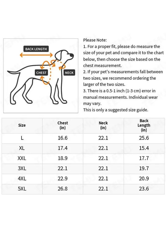 Yellow 3XL Large Dog Waterproof Fleece Winter Coat With Reflective Zipper For Great Danes German Shepherds - Image 2