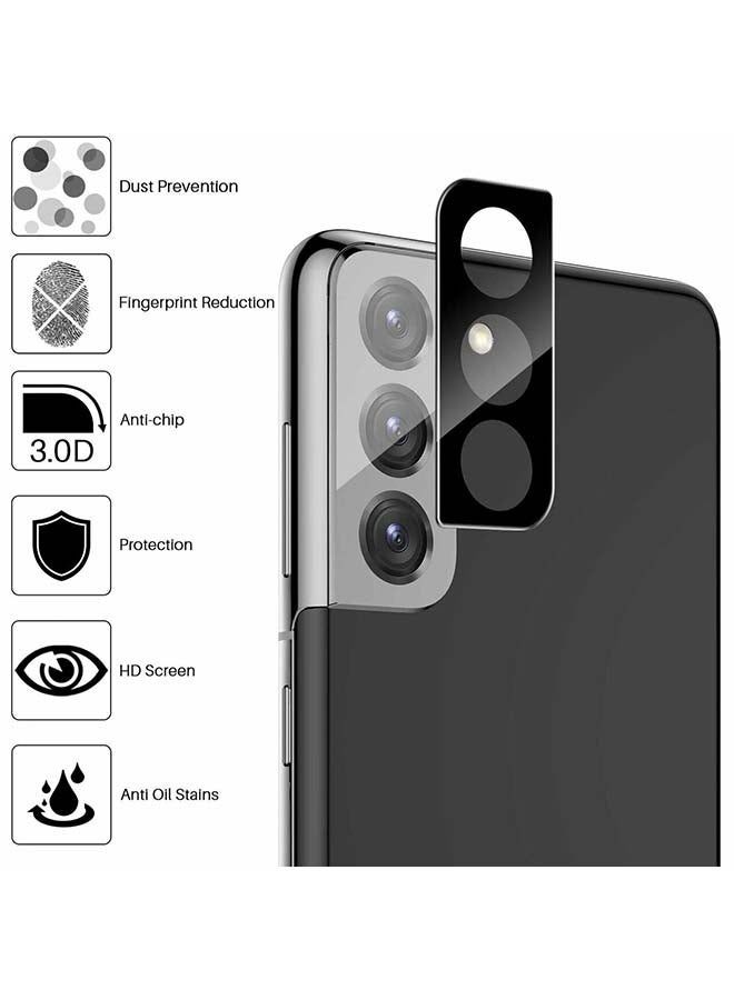 Camera lens protector for Samsung S21 Black - Image 2